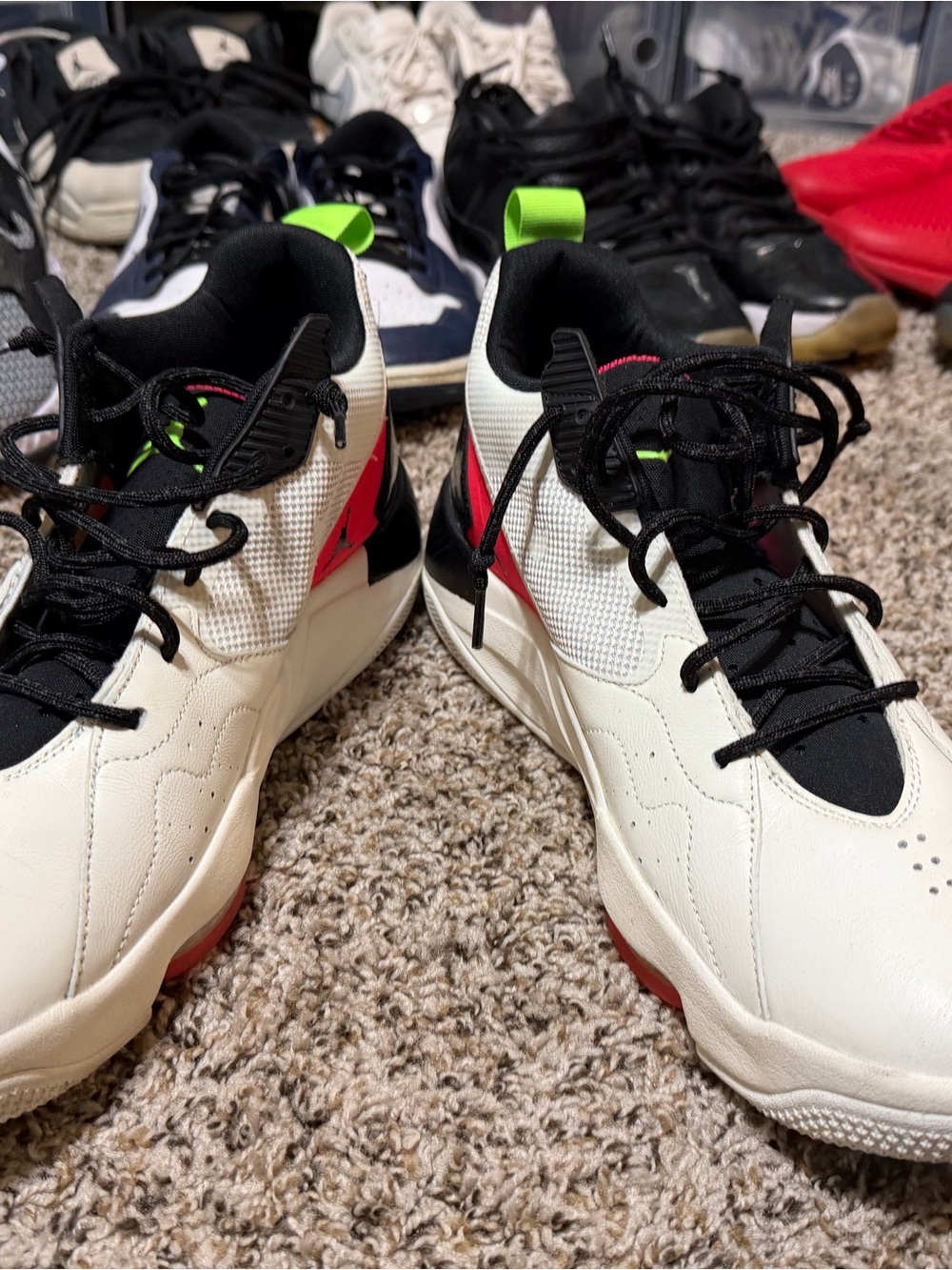 “Air Jordan 1 Zoom ‘92 Sail Zoom Dream Team Shoes” size 15